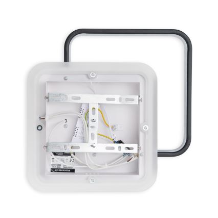 Brilagi - Zatemnljivo LED stropno svetilo FLARE LED/43W/230V 3000-6000K 39,5x45 cm bela/črna + daljinski upravljalnik