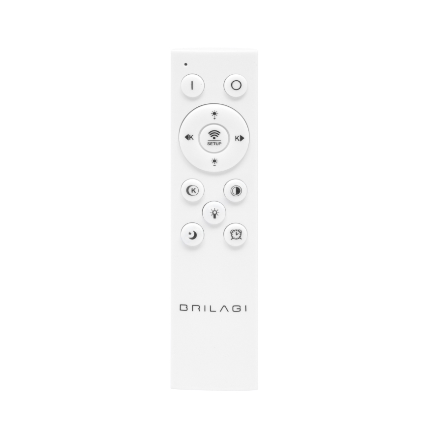 Brilagi - Zatemnljivo LED stropno svetilo FLARE LED/43W/230V 3000-6000K 39,5x45 cm bela/črna + daljinski upravljalnik