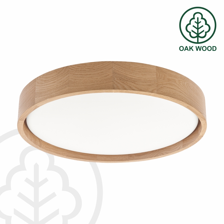Brilagi - LED zatemnjevalna stropna svetilka MANAROLA REMOTE LED/24W/230V 3000–6500 K premer 41 cm hrast + daljinski upravljalnik