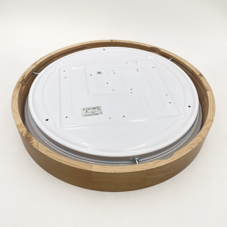 Brilagi - LED stropna svetilka z možnostjo zatemnitve MANAROLA SMART STARS LED/24W/230V 3000-6000K Wi-Fi Tuya Beacon premer 41 cm hrast + daljinski upravljalnik