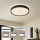 Brilagi - Zatemnljivo LED stropno svetilo ORINO LED/54W/230V 3000-6000K, črna, premer 43 cm + daljinski upravljalnik