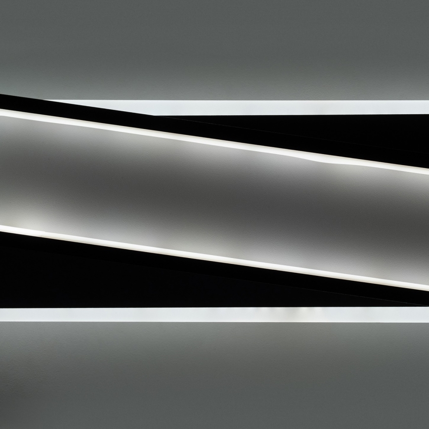 Brilagi - LED zatemnjevalna stropna svetilka OUTLINE LED/52W/230V 3000-6000K 15x60 cm bela/črna + daljinski upravljalnik