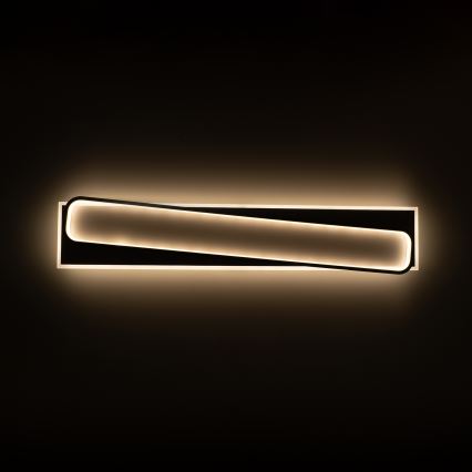 Brilagi - LED zatemnjiva stropna svetilka OUTLINE LED/90W/230V 3000-6000K 18x100 cm bela/črna + daljinski upravljalnik