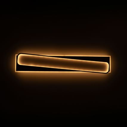 Brilagi - LED zatemnjiva stropna svetilka OUTLINE LED/90W/230V 3000-6000K 18x100 cm bela/črna + daljinski upravljalnik