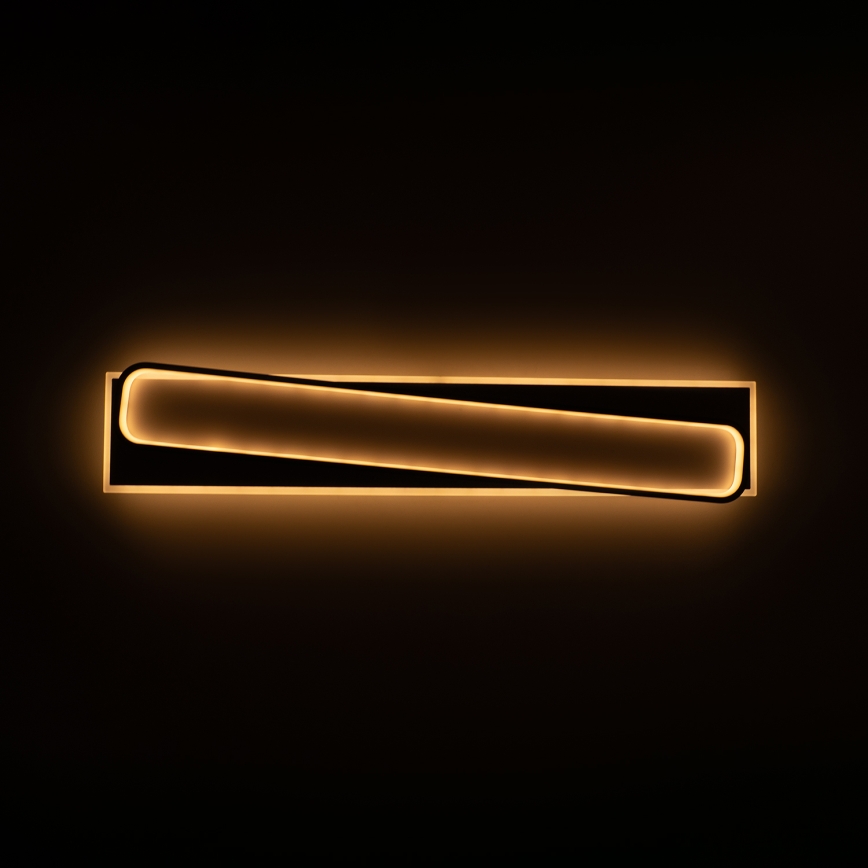 Brilagi - LED zatemnjiva stropna svetilka OUTLINE LED/90W/230V 3000-6000K 18x100 cm bela/črna + daljinski upravljalnik