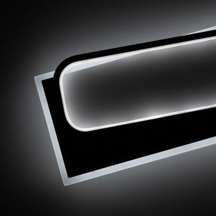 Brilagi - LED zatemnjiva stropna svetilka OUTLINE LED/90W/230V 3000-6000K 18x100 cm bela/črna + daljinski upravljalnik