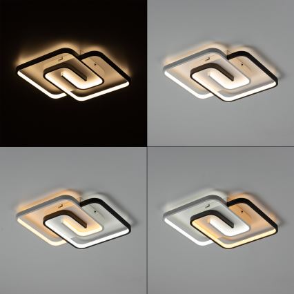 Brilagi - LED stropna svetilka VELO XL s možnostjo zatemnitve LED/98W/230V 3000-6500K 61x61 cm + daljinski upravljalnik