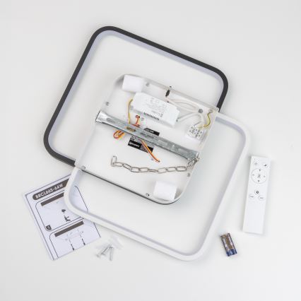 Brilagi - LED stropna svetilka VELO XL s možnostjo zatemnitve LED/98W/230V 3000-6500K 61x61 cm + daljinski upravljalnik