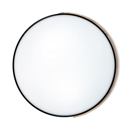 Brilagi - LED Zatemnljivo stropno svetilo PILANA LED/72W/230V 3000-6500K hrast/črna premer 80 cm + daljinski upravljalnik