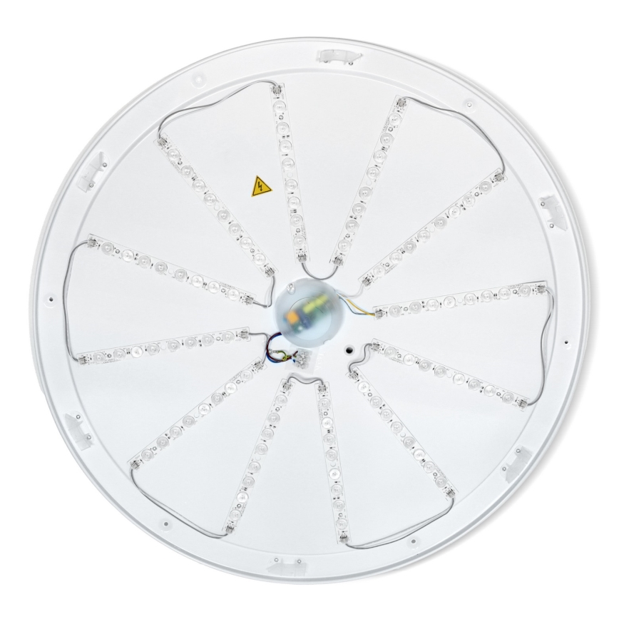 Brilagi - LED Zatemnljivo stropno svetilo PILANA LED/72W/230V 3000-6500K hrast/črna premer 80 cm + daljinski upravljalnik