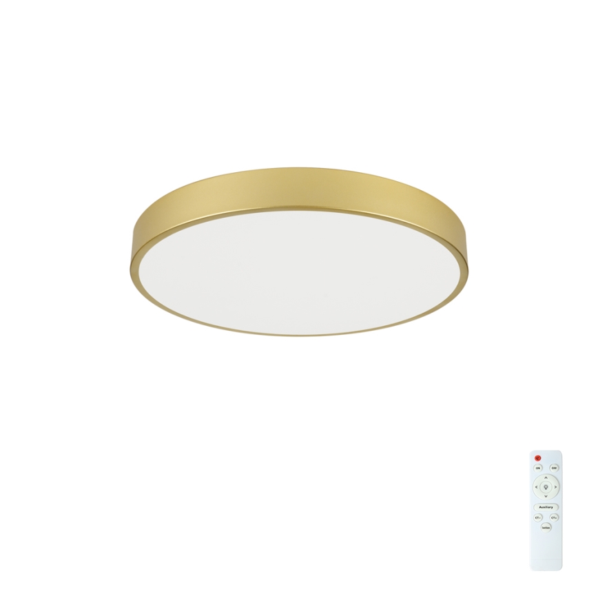 Brilagi - LED zatemnjevalno stropno svetilo POOL LED/60W/230V 3000-6000K, premer 60 cm, zlato + daljinski upravljalnik
