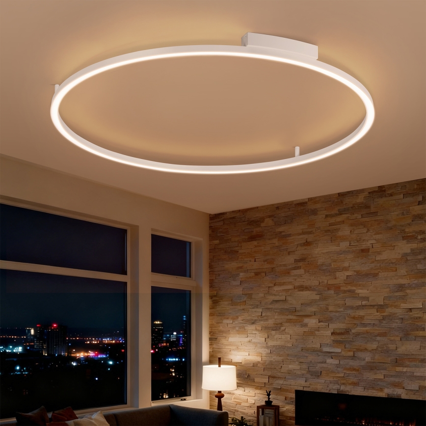 Brilagi - LED zatemnljivo stropno svetilo PORTOFINO LED/85W/230V 3000-6000K premer 120 cm belo + daljinski upravljalnik