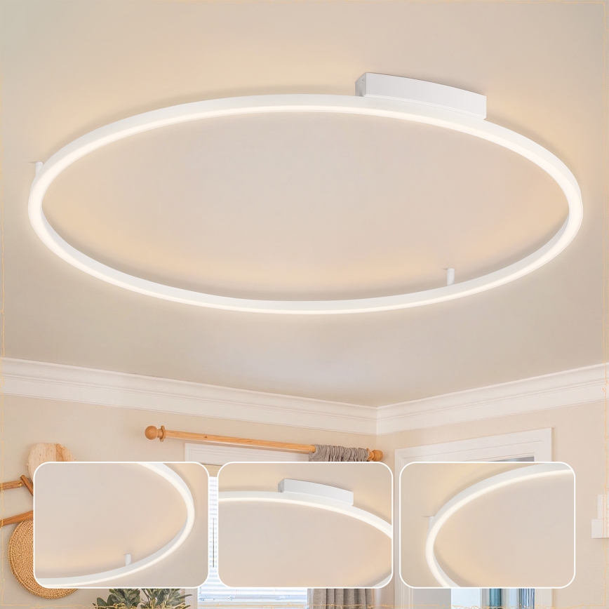 Brilagi - LED zatemnljivo stropno svetilo PORTOFINO LED/85W/230V 3000-6000K premer 120 cm belo + daljinski upravljalnik