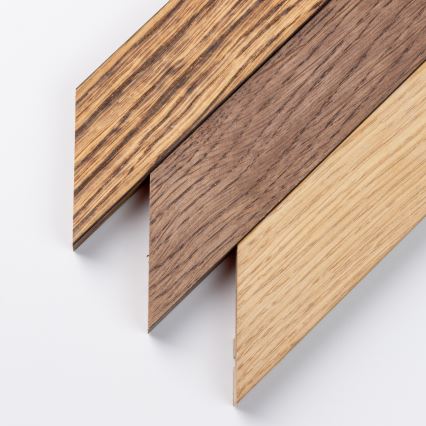 Brilagi - LED zatemnjivo stropno svetilo SLIMFRAME WOOD LED/58W/230V 124x34 cm 3000-6000K rjavo + daljinski upravljalnik