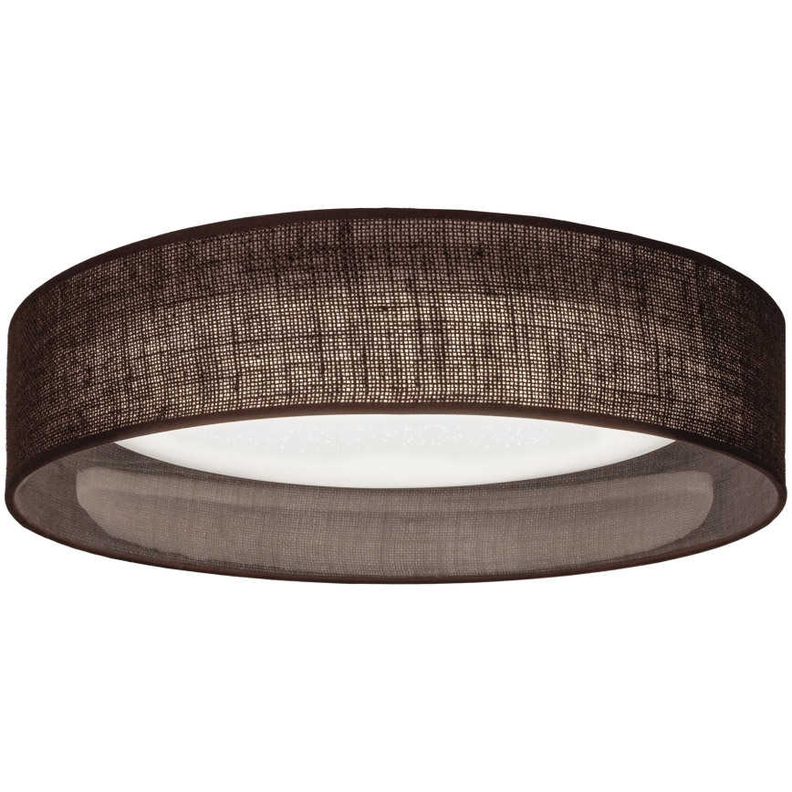 Brilagi - Zatemnjiva LED stropna svetilka VELVET SMARTIX STARS LED/24W/230V 3000-6000K premer 45 cm rjava Wi-Fi Tuya Beacon + daljinski upravljalnik