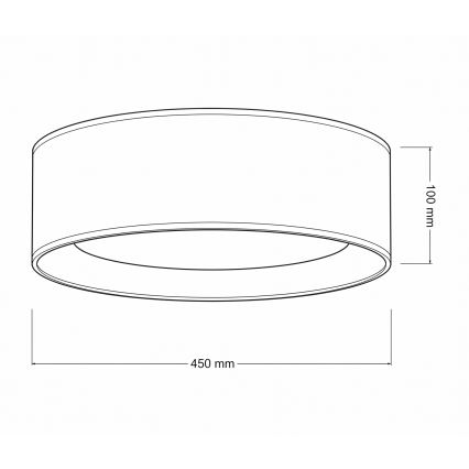 Brilagi - Zatemnjiva LED stropna svetilka VELVET SMARTIX STARS LED/24W/230V 3000-6000K premer 45 cm rjava Wi-Fi Tuya Beacon + daljinski upravljalnik