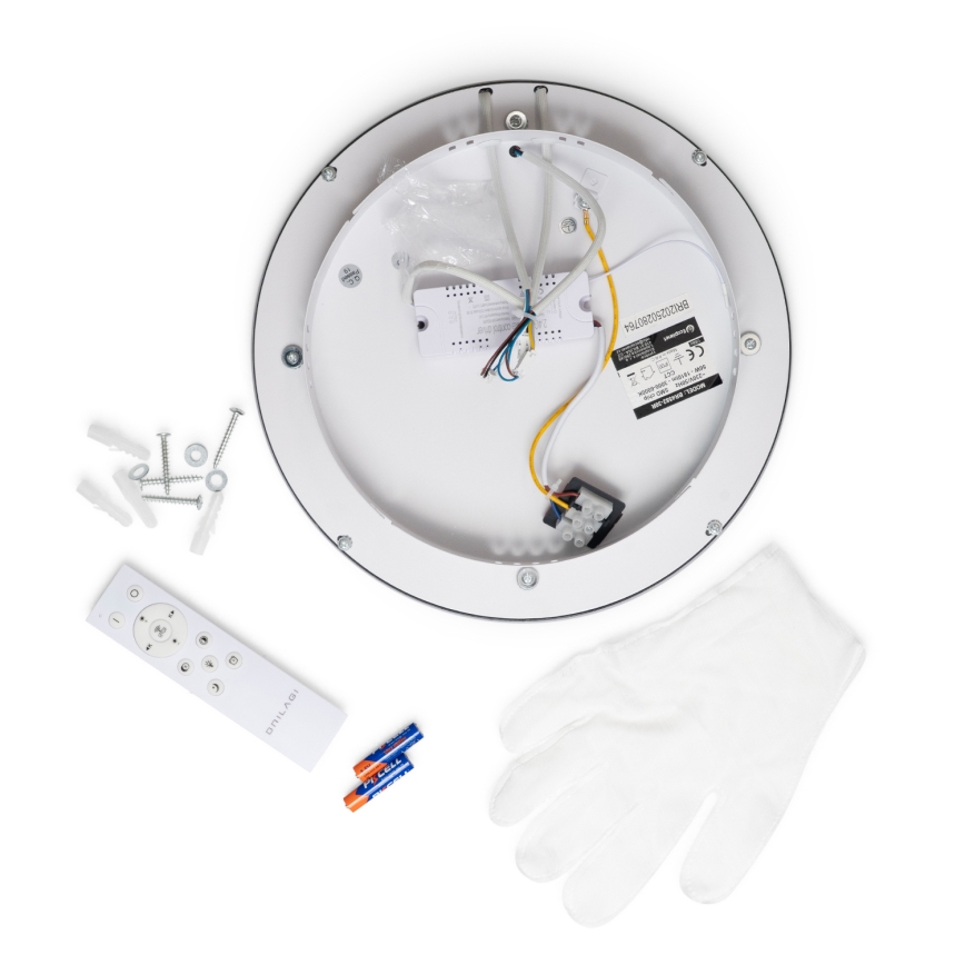 Brilagi - LED stropna svetilka TRIVARO z zatemnitvijo LED/56W/230V 3000-6000K premer 30 cm + daljinski upravljalnik