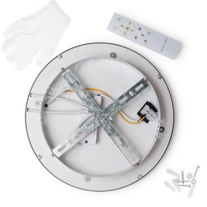 Brilagi - LED Zatemnljivo stropno svetilo TRIVARO LED/72W/230V 3000-6000K premer 40 cm + daljinski upravljalnik