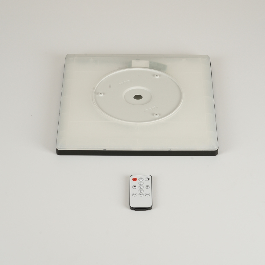 Brilagi - Zatemnjevalna stropna LED svetilka ULTRA SLIM LED/18W/230V 2700-6500K 30x30 cm črna + daljinski upravljalnik