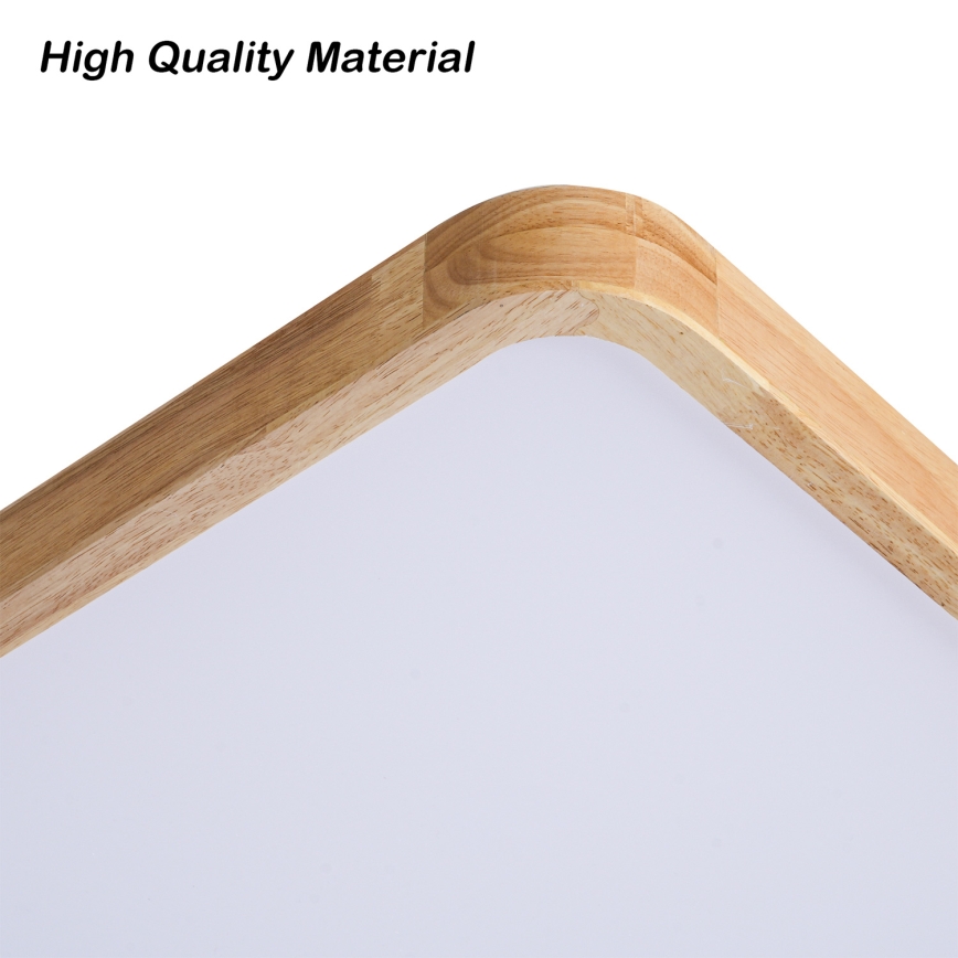 Brilagi - Zatemnjevalna LED stropna svetilka WOODLINE SQUARE LED/80W/230V 3000-6000K hrast 60x60 cm + daljinski upravljalnik