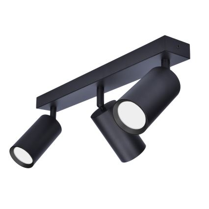 Brilagi - LED RGBW zatemnljivo točkovno svetilo SELE 3xGU10/6,5W/230V 2700-6500K črna
