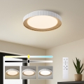 Brilagi - zatemnljivo stropno LED svetilo NEXO LED/48W/230V 3000-6000K, belo, premer 43 cm + daljinski upravljalnik