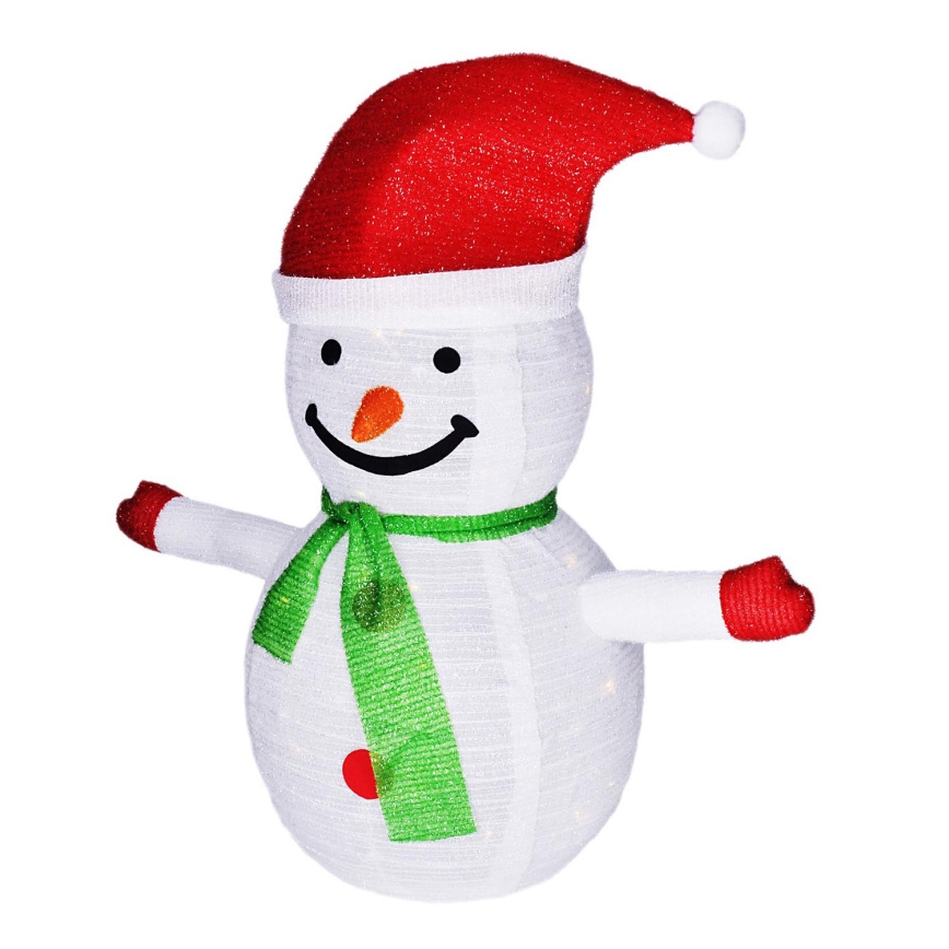 Brilagi - Zunanja božična LED dekoracija 40xLED/3xAA IP44 snežak