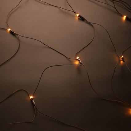 Brilagi - Zunanja božična LED zavesa 160xLED 7x2m IP44 topla bela