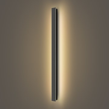 Brilagi - Zunanja LED stenska svetilka LINEAR LED/22W/230V 3000K IP65 100 cm črna