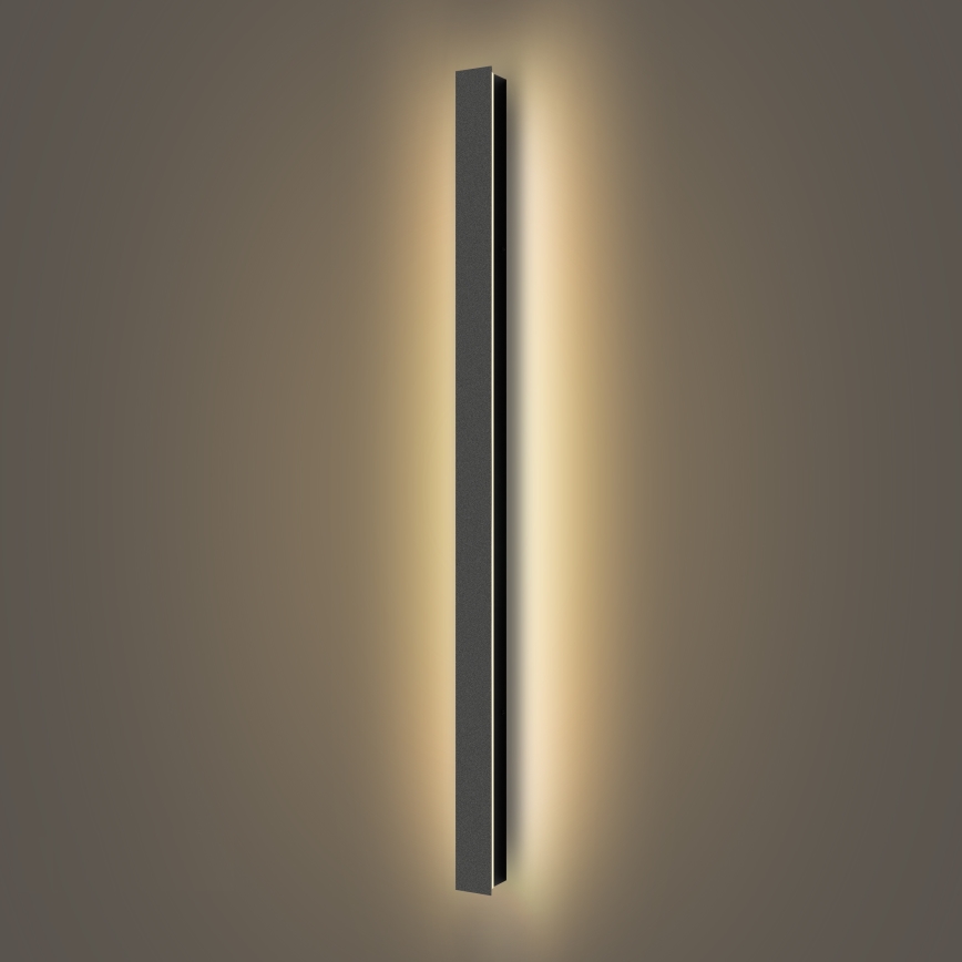 Brilagi - Zunanja LED stenska svetilka LINEAR LED/22W/230V 3000K IP65 100 cm črna
