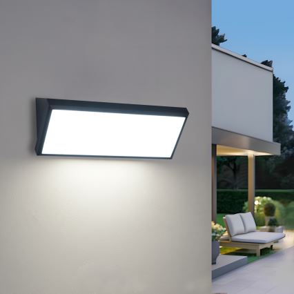 Brilagi - LED zunanja stenska svetilka TRIANGLE LED/42W/230V 45 cm črna IP65