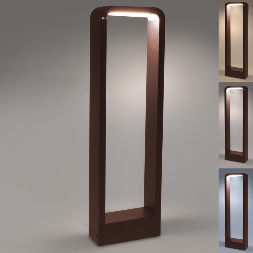 Brilagi - Zunanja LED svetilka BARI LED/7W/230V 3000/4000/6000K rjava IP54 50 cm