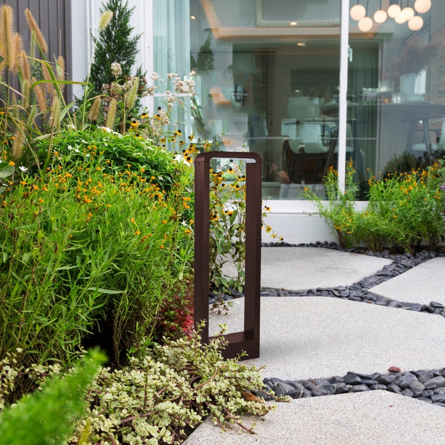 Brilagi - Zunanja LED svetilka BARI LED/7W/230V 3000/4000/6000K rjava IP54 50 cm