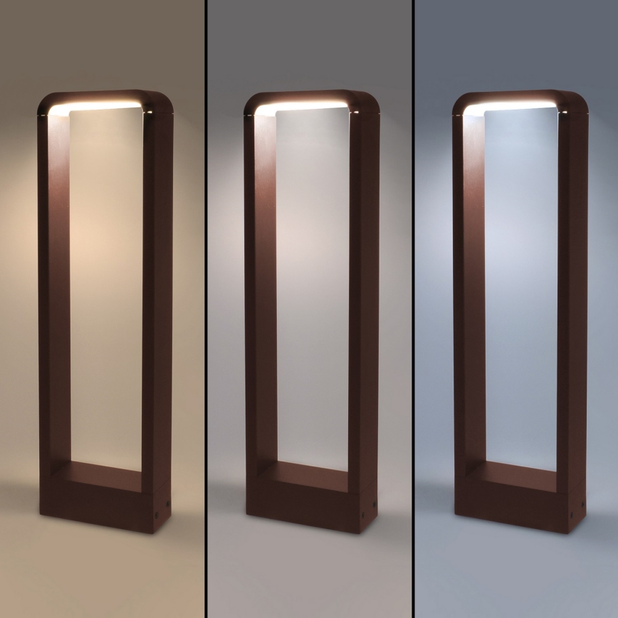 Brilagi - Zunanja LED svetilka BARI LED/7W/230V 3000/4000/6000K rjava IP54 50 cm