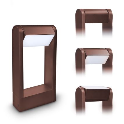 Brilagi - Zunanja LED svetilka CROTONE LED/7W/230V rjava IP54 30 cm