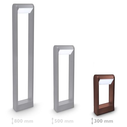 Brilagi - Zunanja LED svetilka CROTONE LED/7W/230V rjava IP54 30 cm