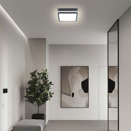 Brilagi - LED zunanja svetilka s senzorjem BENE LED/18W/230V 22x22 cm antracit IP54