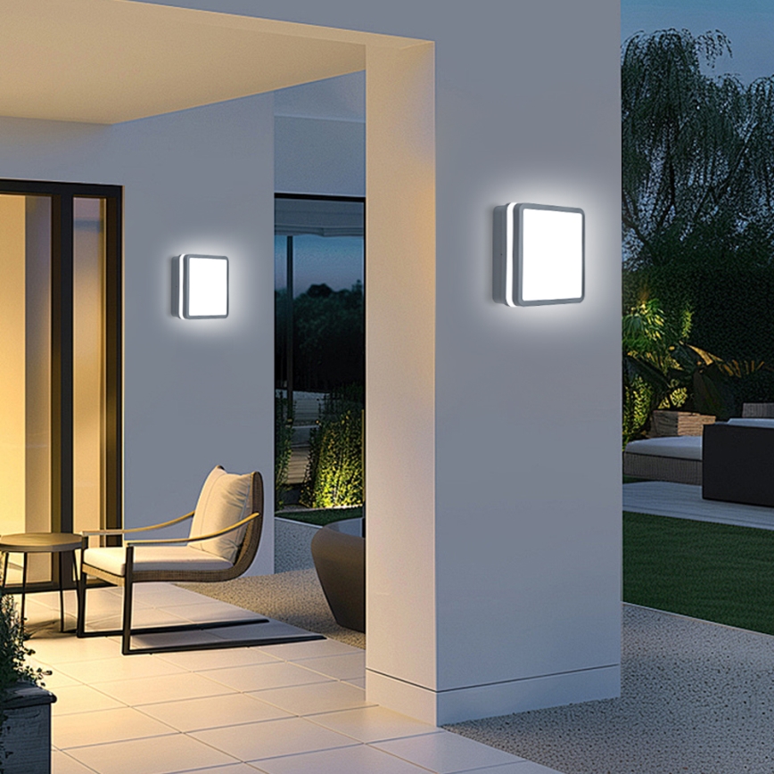 Brilagi - LED zunanja svetilka s senzorjem gibanja BENE LED/24W/230V 26x26 cm antracit IP54