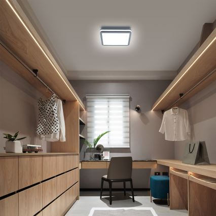 Brilagi - LED zunanja svetilka s senzorjem gibanja BENE LED/24W/230V 26x26 cm antracit IP54
