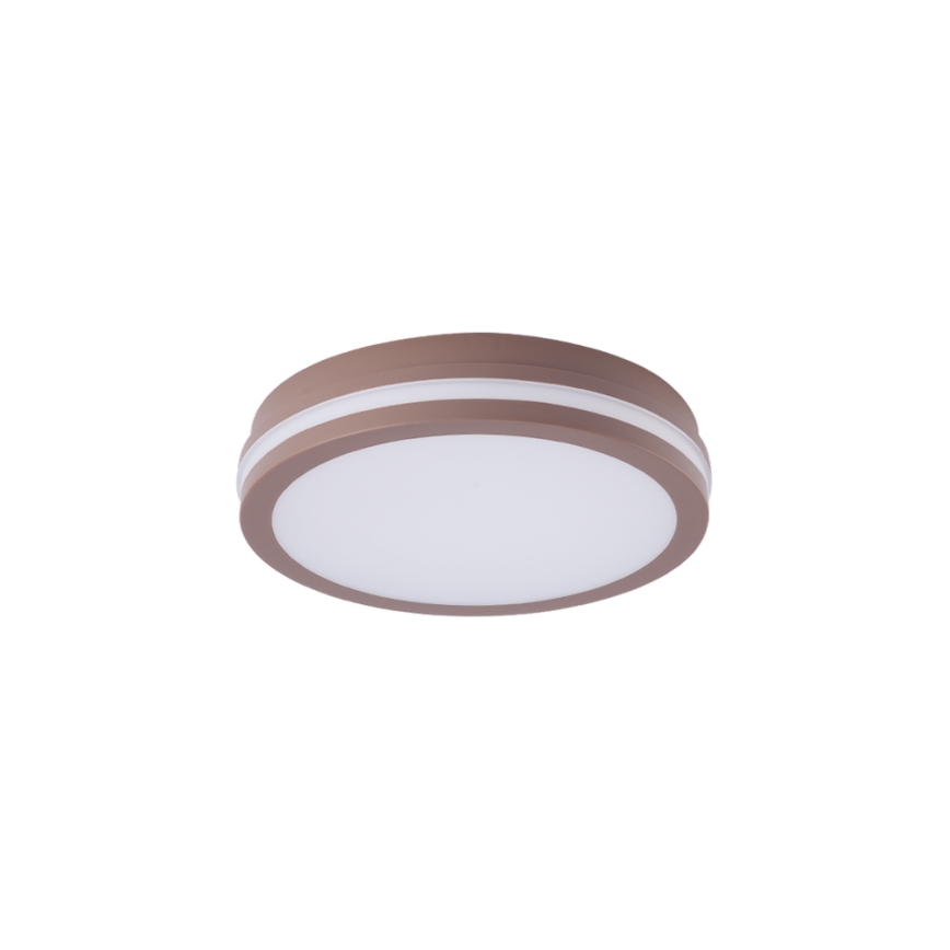Brilagi - LED zunanja svetilka s senzorjem BENE LED/24W/230V, premer 26 cm, rjava, IP54