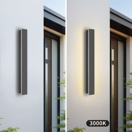 Brilagi - LED zunanja stenska svetilka LINEAR LED/12W/230V 3000K IP65 50 cm antracit CRI 90