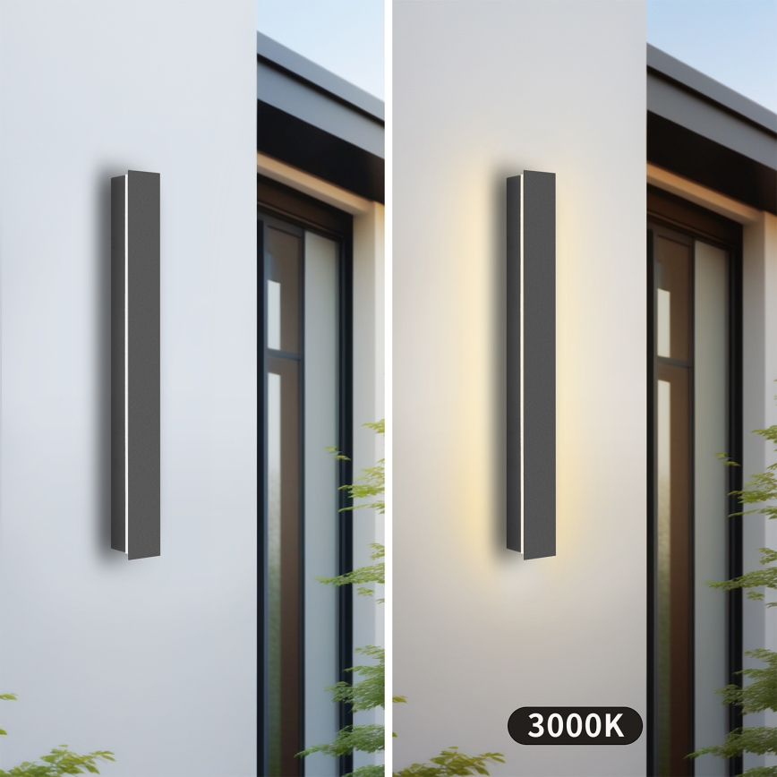 Brilagi - LED zunanja stenska svetilka LINEAR LED/12W/230V 3000K IP65 50 cm antracit CRI 90
