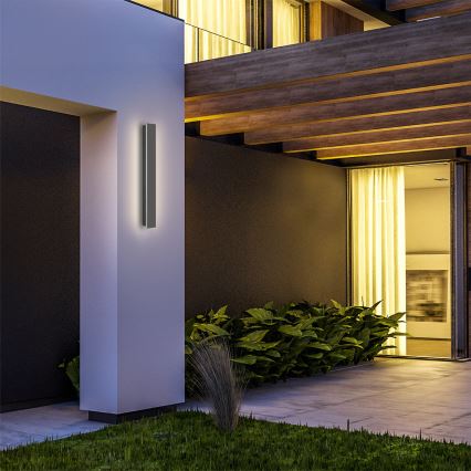 Brilagi - LED zunanja stenska svetilka LINEAR LED/12W/230V 3000K IP65 50 cm antracit CRI 90