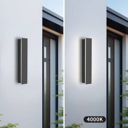 Brilagi - LED Zunanja stenska svetilka LINEAR LED/8W/230V 4000K IP65 30 cm antracit CRI 90