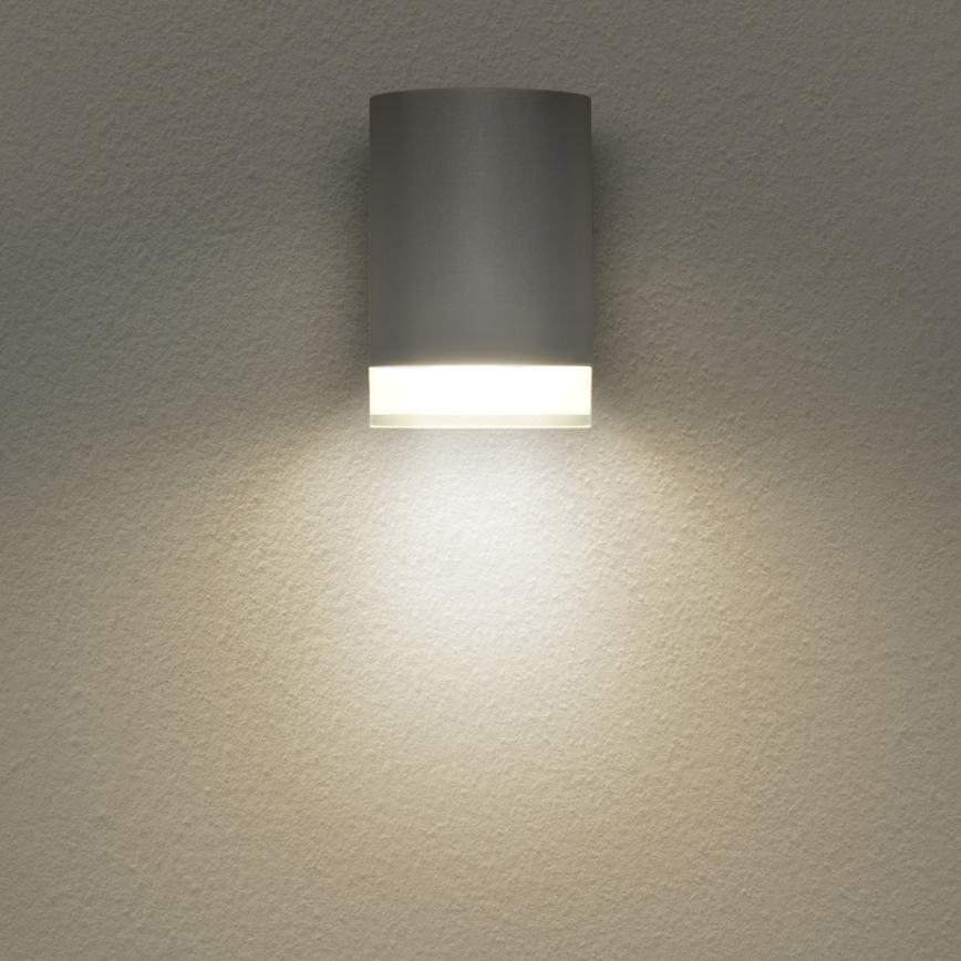 Brilagi - Zunanja stenska svetilka MATERA 1xGU10/30W/230V siva IP54