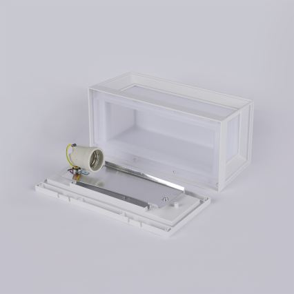 Brilagi - Zunanja stenska svetilka PARKER 1xE27/60W/230V bela IP44