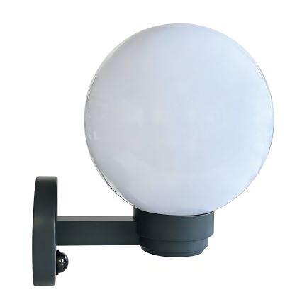Brilagi - Zunanja stenska svetilka s senzorjem gibanja HARBOR 1xE27/40W/230V IP33 antracitna/bela