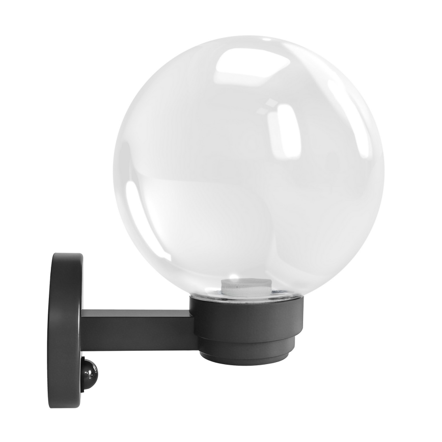 Brilagi - Zunanja stenska svetilka s senzorjem gibanja HARBOR 1xE27/40W/230V IP33 antracit/prozorna