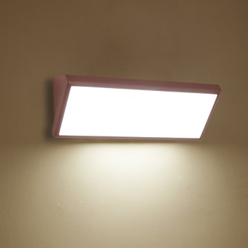 Brilagi - zunanja stenska svetilka s senzorjem TRIANGLE LED/42W/230V rjava IP65