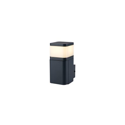 Brilagi - Zunanja stenska svetilka z vtičnico SCHUKO PILLAR 1xG9/11W/230V IP44 antracit